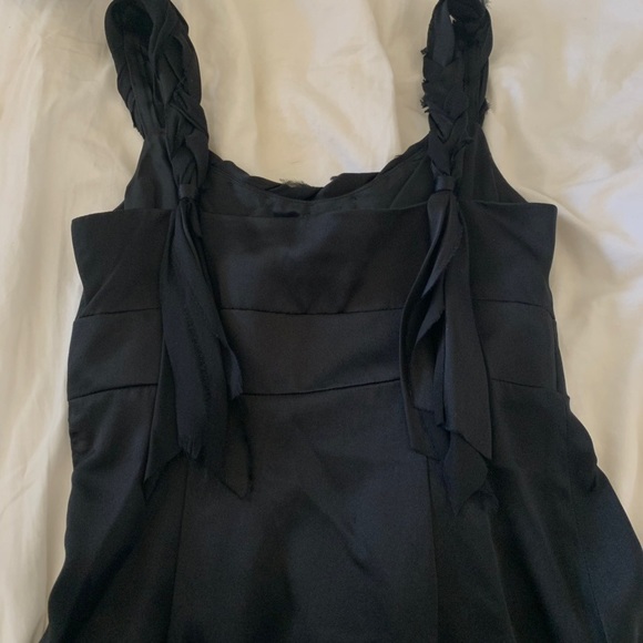 nanette lepore black silk tank - Picture 2 of 6